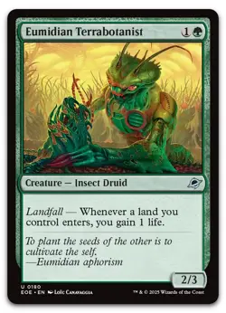 Eumidian Terrabotanist #180 (NM) Edge of Eternities EOE Magic MTG - Image 1