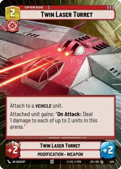 Twin Laser Turret (Hyperspace) - Near Mint MTG Jump to Lightspeed - Image 1