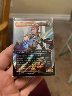Lightning Army Of One Borderless Surge Foil - MTG - Magic - New- Final Fantasy - Image 1
