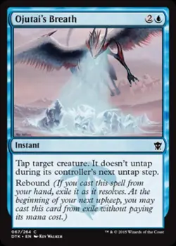 Ojutai's Breath -Foil Medium Play MTG Dragons of Tarkir - Image 1