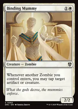 Binding Mummy - Commander: Aetherdrift DRC- MTG - NM - Magic - 63 - Image 1