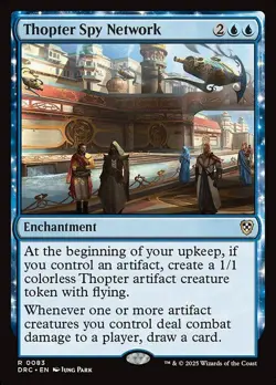 Thopter Spy Network - Commander: Aetherdrift DRC- MTG - NM - Magic - 83 - Image 1
