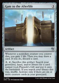 Gate to the Afterlife - Commander: Aetherdrift DRC- MTG - NM - Magic - 130 - Image 1