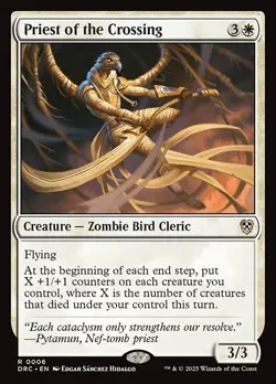 Priest of the Crossing - Commander: Aetherdrift DRC- MTG - NM - Magic - 6 - Image 1