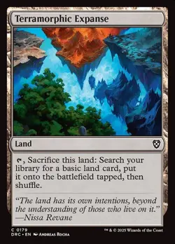 Terramorphic Expanse - Commander: Aetherdrift DRC- MTG - NM - Magic - 179 - Image 1