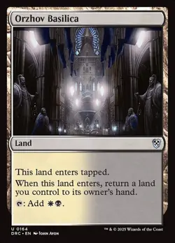 Orzhov Basilica - Commander: Aetherdrift DRC- MTG - NM - Magic - 164 - Image 1