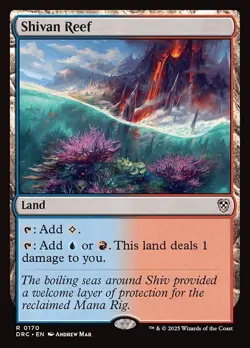 Shivan Reef - Commander: Aetherdrift DRC- MTG - NM - Magic - 170 - Image 1