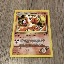 Blaine's Charmeleon Gym Challenge 031/132 Non Holo Pokemon Card First Edition - Image 1