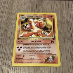 Blaine's Charmeleon Gym Challenge 031/132 Non Holo Pokemon Card First Edition - Image 5