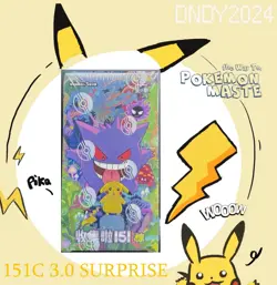 Pokemon TCG Simplified Chinese Collect 151C 3.0 "Surprise" Jumbo Booster Box New - Image 1
