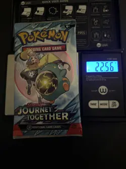 Heavy! Over 22.56 Gram Pokemon Journey Together Booster Pack Sealed - Image 1