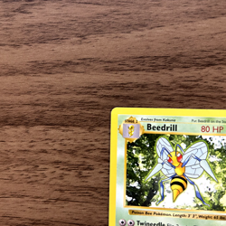 Beedrill 17/102 Base Set Shadowless Unlimited Rare LP-NM 1999 Pokemon TCG - Image 4