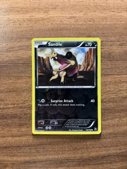 💎Pokemon - Flashfire - Reverse Holo - SANDILE - 56/106 - LP - Image 1