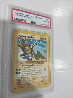 2002 Pokemon Neo Destiny #111 111/105 Shining Raichu Graded PSA 8 Secret Rare - Image 3