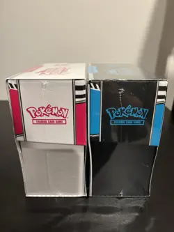 SET OF 2 Pokemon TCG Scarlet Violet Black Bolt White Flare Elite Trainer Box ETB - Image 4