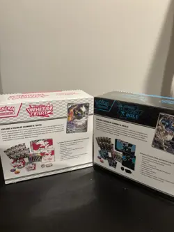 SET OF 2 Pokemon TCG Scarlet Violet Black Bolt White Flare Elite Trainer Box ETB - Image 5