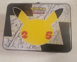 Empty Celebrations Collectors Chest Lunchbox Pokemon Back To School - Image 1