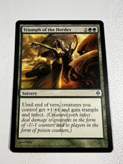 MTG Triumph of the Hordes New Phyrexia NPH English Green Uncommon Infect LP - Image 1