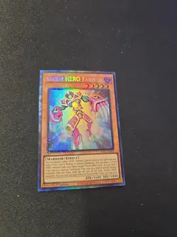 Yugioh Vision HERO Faris RA01-EN004 Prismatic Collector's Rare 1st - NM - Image 2