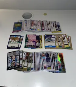 Japanese One Piece Card Lot - 100+ Cards w/ Holo Rares & Promos - Image 1