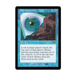 WOTC MtG Onslaught Spy Network (C) (Foil) Fair - Image 1