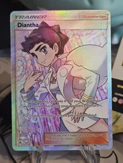 Diantha (Full Art) 130/131 SM-Forbidden Light Holo Card Pokemon NM - Image 1