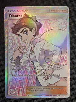 Diantha (Full Art) 130/131 SM-Forbidden Light Holo Card Pokemon NM - Image 2
