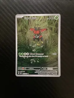 Tapu Bulu 065/064 Holo Illustration Rare Shrouded Fable Pokemon Card NM - Image 1