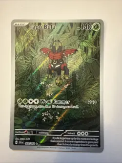 Tapu Bulu 065/064 Holo Illustration Rare Shrouded Fable Pokemon Card NM - Image 1