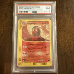 Magcargo H16/H32 Skyridge Holo Rare 2003 Vintage Pokemon TCG Card PSA 9 MINT - Image 1