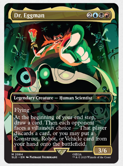 IN HAND - Dr. Eggman ✨NON-FOIL✨ Secret Lair x Sonic - NM Magic MTG - Image 1