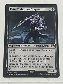 x1 Kain, Traitorous Dragoon R MTG Final Fantasy M/NM, English - Image 1