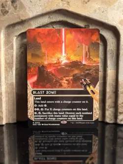 Blast Zone (BORDERLESS) #2 | NM | Magic MTG - Image 1