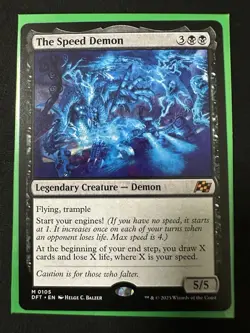 MTG The Speed Demon - Aetherdrift - Image 1