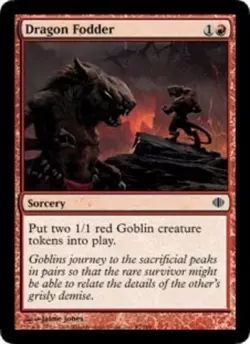 MTG - Dragon Fodder - Shards of Alara - NM, English Magic FLAT RATE SHIP - Image 1