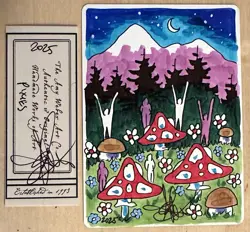 MTG ARTIST PROOF MTG Argothian Pixies AP Sketch Art Amy WEBER - Image 1