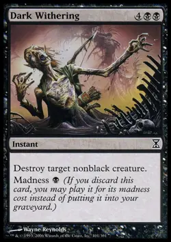 MTG - Dark Withering - Time Spiral - NM, English Magic FLAT RATE SHIP - Image 1