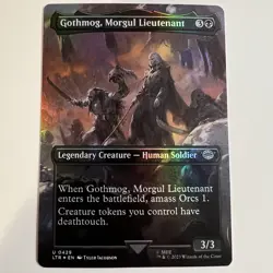 Gothmog, Morgul Lieutenant | MTG | 0429 | LTR | NM | Borderless FOIL - Image 1