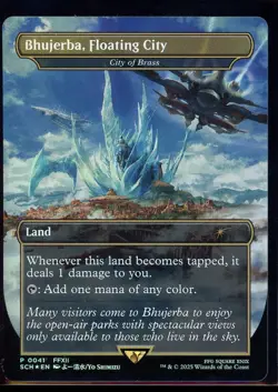 Bhujerba, Floating City of Brass 41 FOIL Champion Promo MTG: Final Fantasy - NM+ - Image 1