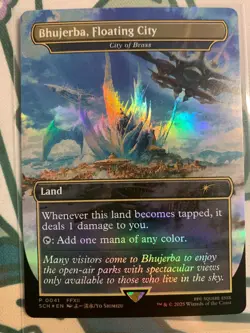Bhujerba, Floating City of Brass 41 FOIL Champion Promo MTG: Final Fantasy - NM+ - Image 3