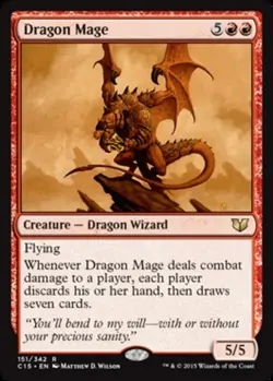 MTG - Dragon Mage - Commander 2015 - NM, English Magic FLAT RATE SHIP - Image 1