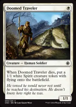 MTG - Doomed Traveler - Conspiracy: Take the Crown - NM, English Magic FLAT RATE - Image 1
