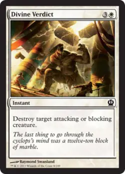 MTG - Divine Verdict - Theros - NM, English Magic FLAT RATE SHIP - Image 1