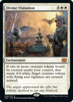 MTG - Divine Visitation - Double Masters 2022 - NM, English Magic FLAT RATE SHIP - Image 1