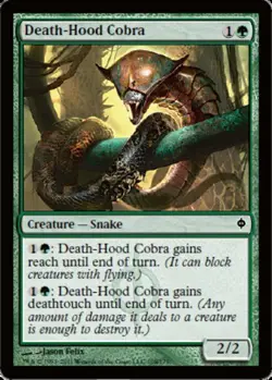 MTG - Death-Hood Cobra - New Phyrexia - NM, English Magic FLAT RATE SHIP - Image 1