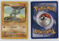 Machop Pokemon Base Set #52 1999 0kb5 - Image 3