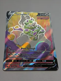 PACK FRESH Tornadus V 184/198 Chilling Reign NM Full Art Ultra Rare Pokemon Card - Image 1