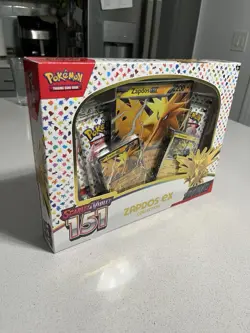 Pokemon TCG Scarlet & Violet 151 Zapdos EX Collection Box Factory Sealed - Image 2