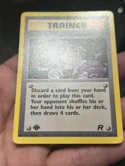 Pokemon TCG Imposter Oak's Revenge Team Rocket 1st Edition 76/82- NM/ LP - Image 3