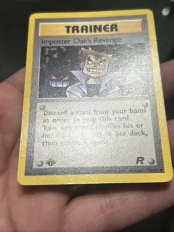 Pokemon TCG Imposter Oak's Revenge Team Rocket 1st Edition 76/82- NM/ LP - Image 4